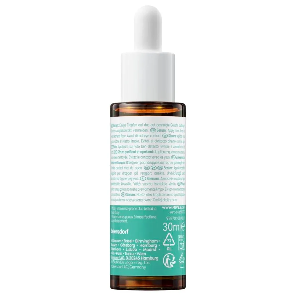 Nivea Skincare Serum>NIVEA Derma Skin Clear Zuiverend en Kalmerend Serum