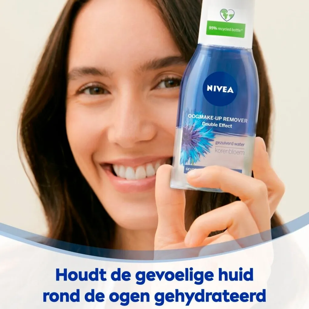 Nivea Skincare Gezichtsreiniging>NIVEA Double Effect Oogmake-Up Remover