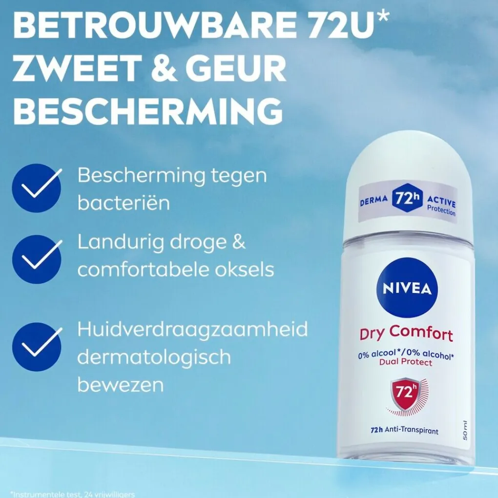 Nivea Deoroller>Dry Comfort Antitranspirant Roller