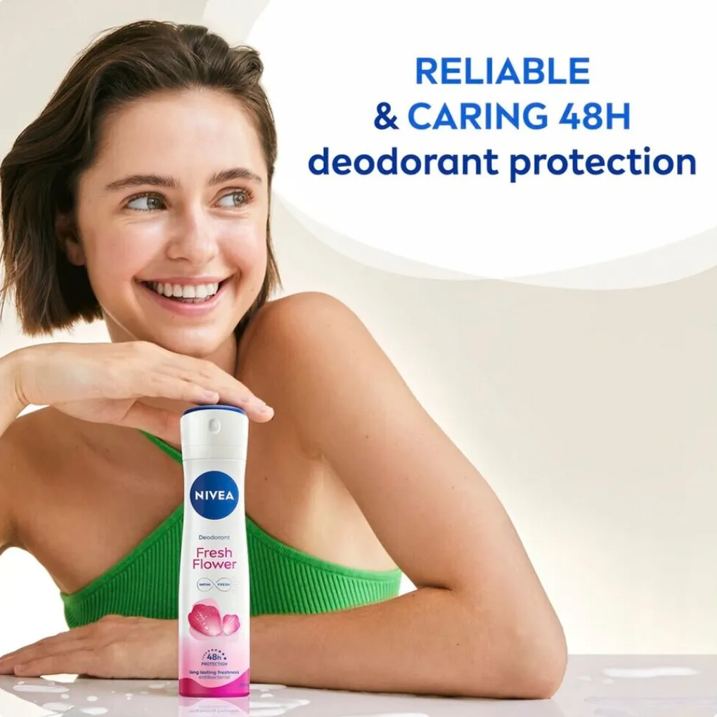 Nivea Deospray>Fresh Flower Deodorant Spray