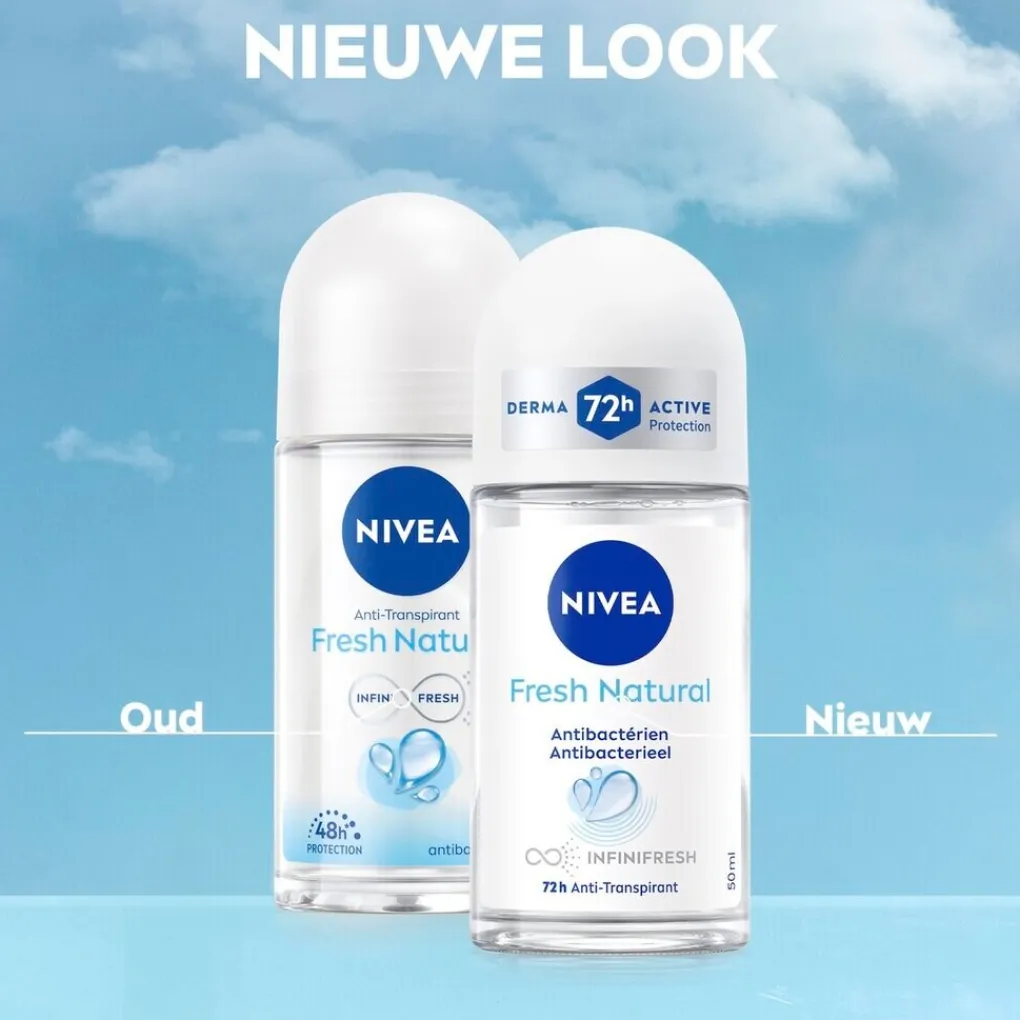 Nivea Deoroller>Fresh Natural Antitranspirant Roller