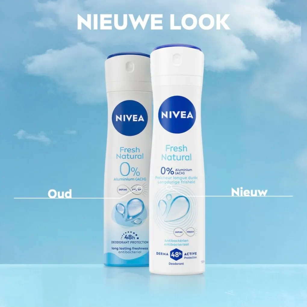 Nivea Deospray>Fresh Natural Deodorant Spray