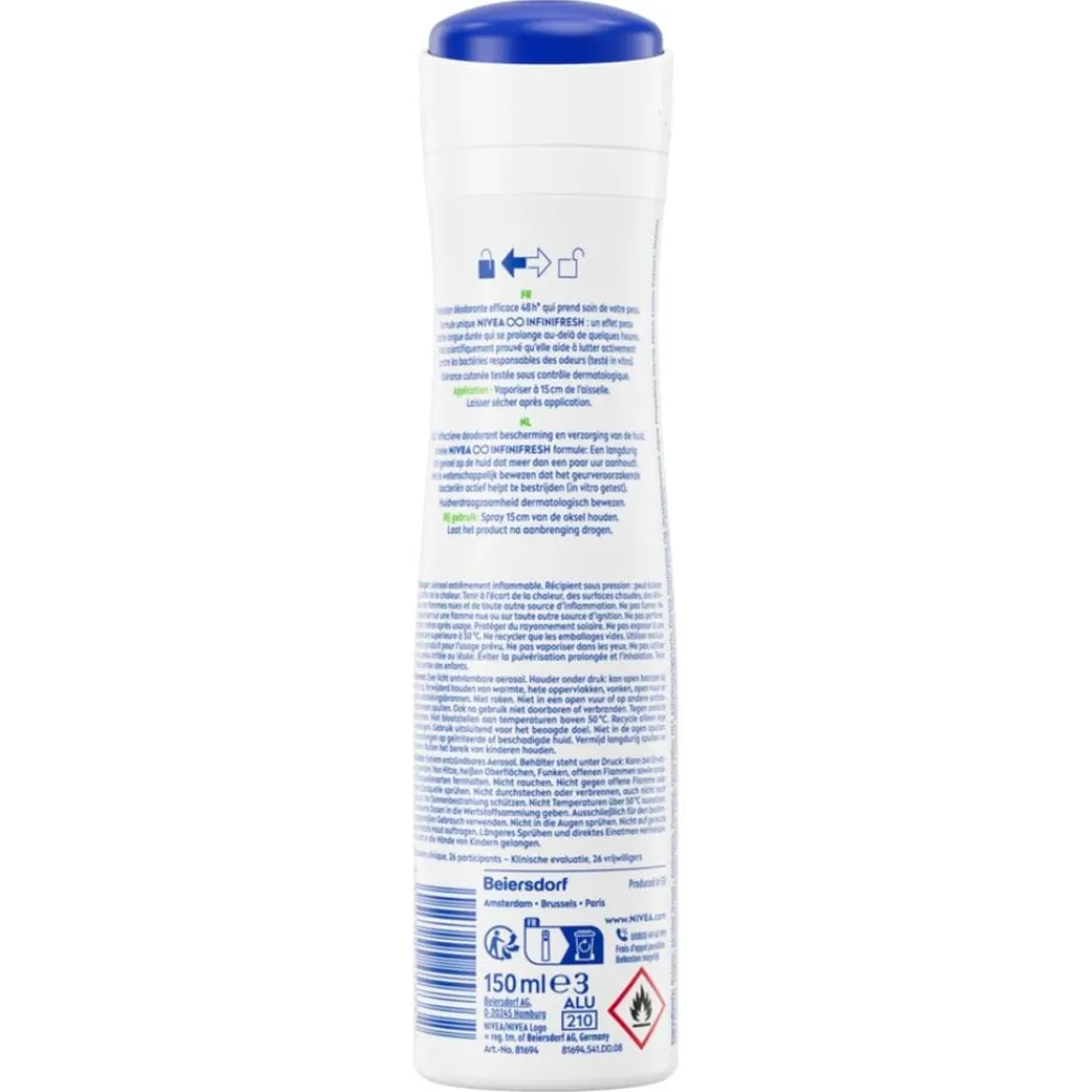 Nivea Deospray>Fresh Pure Deodorant Spray