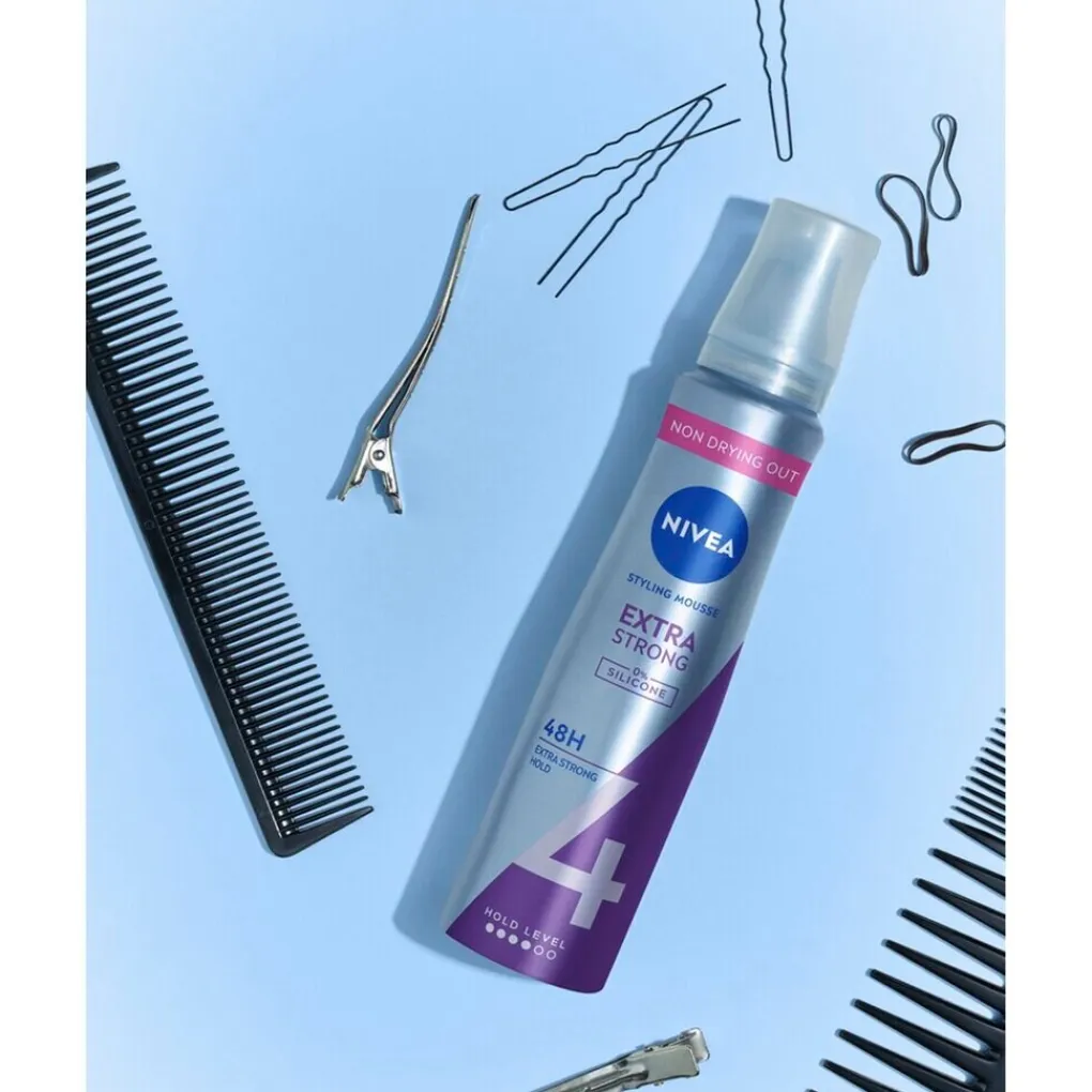 Nivea Haarmousse>Hold 4 Extra Strong Styling Mousse