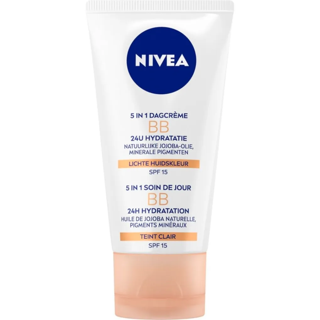 Nivea Skincare Dagcreme|Bb Cream>NIVEA 5-In-1 SPF15 Lichte Huidskleur BB Cream
