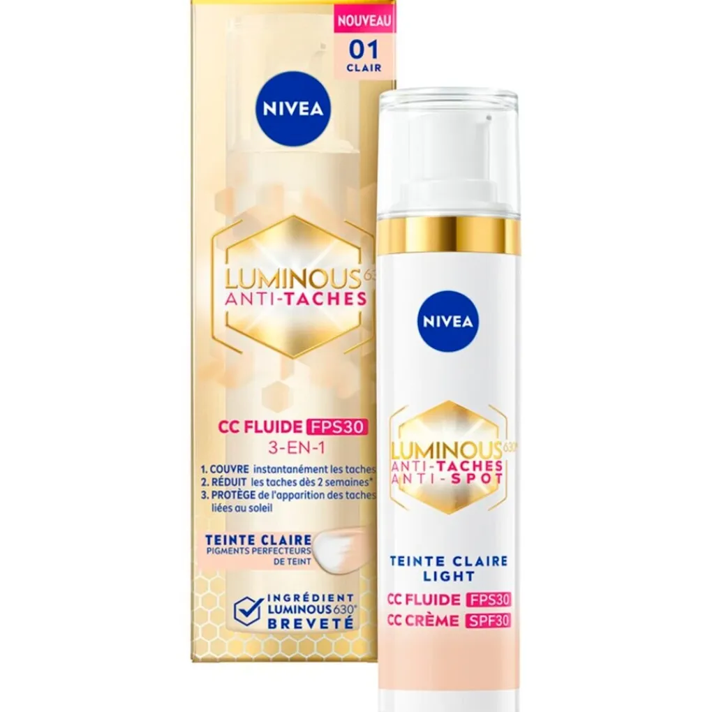 Nivea Skincare Cc Cream>NIVEA Luminous630 Anti-spot SPF30 01 Light 3-in-1 CC Crème
