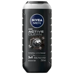 Nivea Men Shampoo|Douchegel>Active Clean 3-in-1 Douchegel