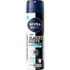 Nivea Men Deospray>Black & White Invisible Fresh Antitranspirant Spray