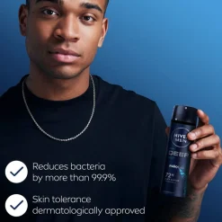 Nivea Men Deospray>Deep Black Carbon Beat Antitranspirant Spray