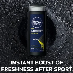 Nivea Men Shampoo|Douchegel>Deep Extreme Douchegel