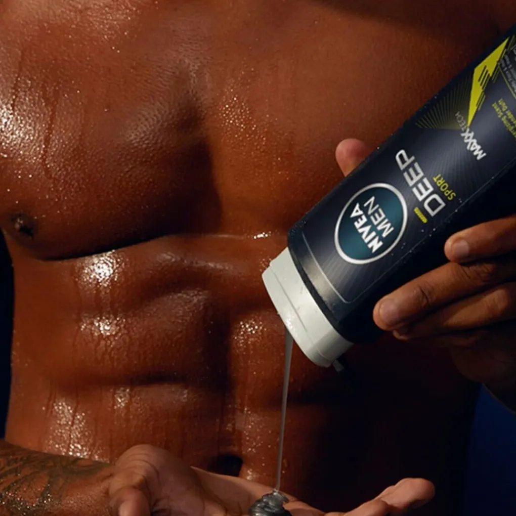 Nivea Men Shampoo|Douchegel>Deep Extreme Douchegel