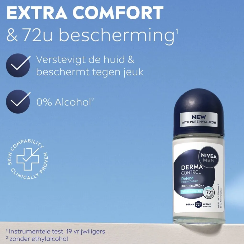 Nivea Men Deoroller>Derma Control Defend Antitranspirant Roller