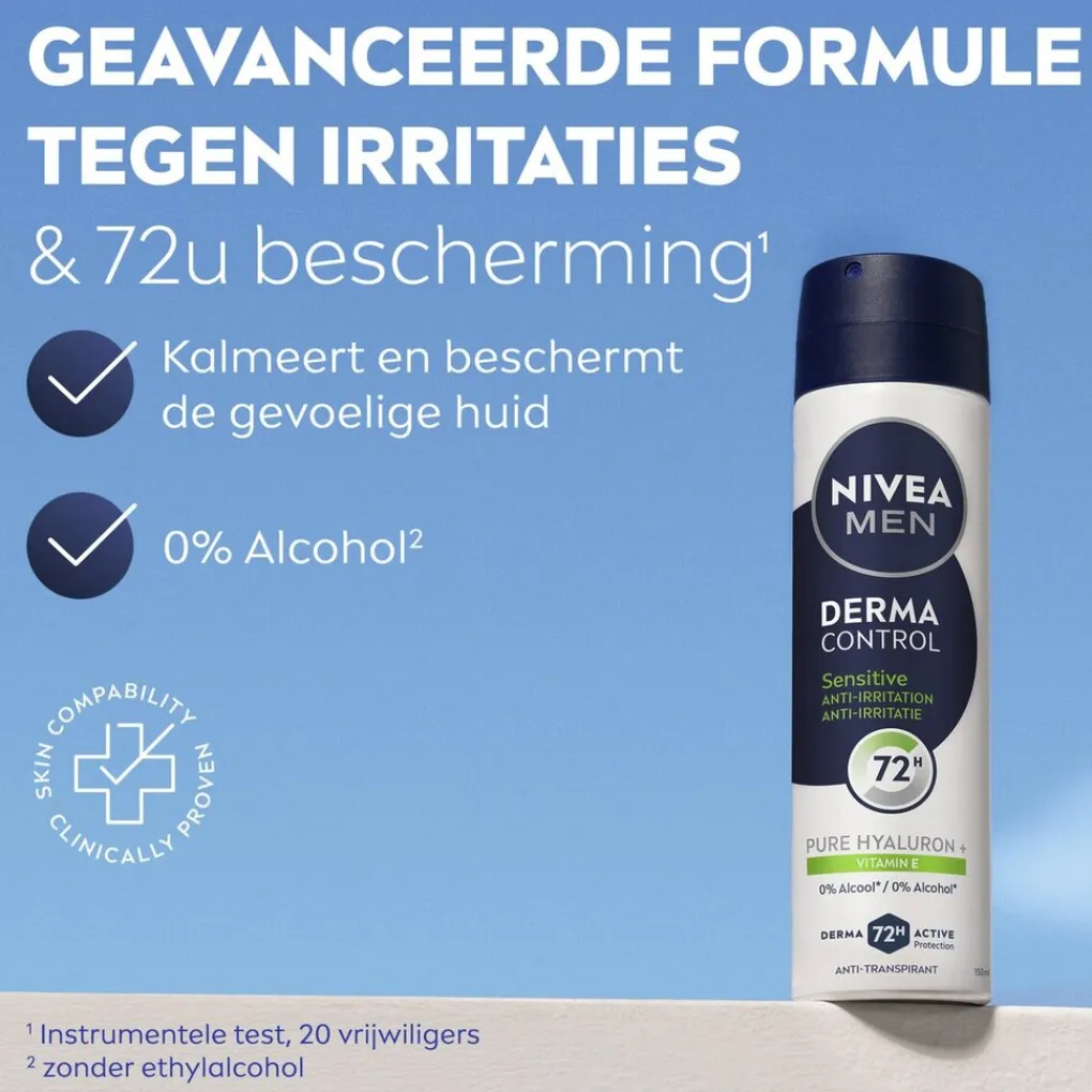 Nivea Men Deospray>Derma Control Sensitive Antitranspirant Spray