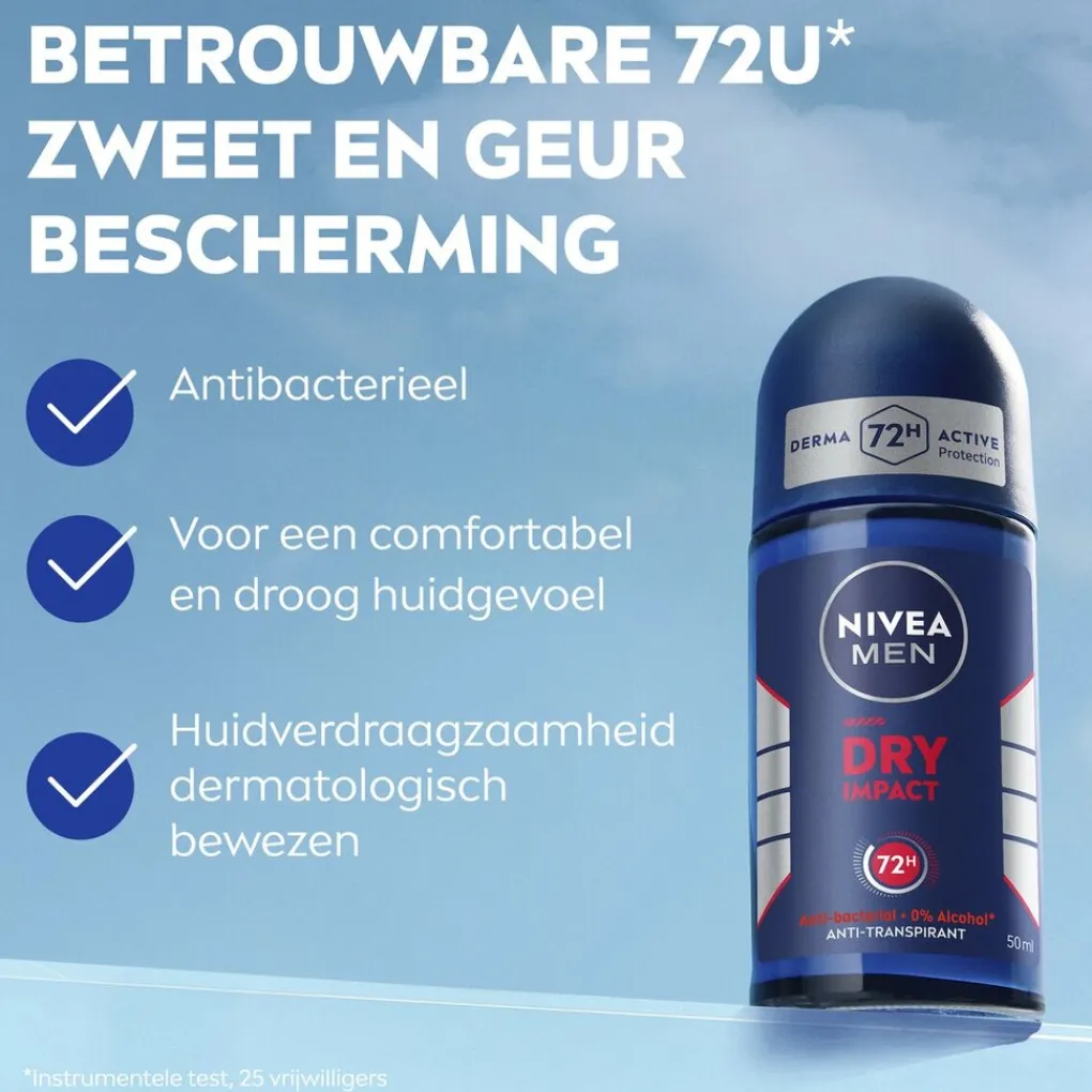 Nivea Men Deoroller>Dry Impact Antitranspirant Roller