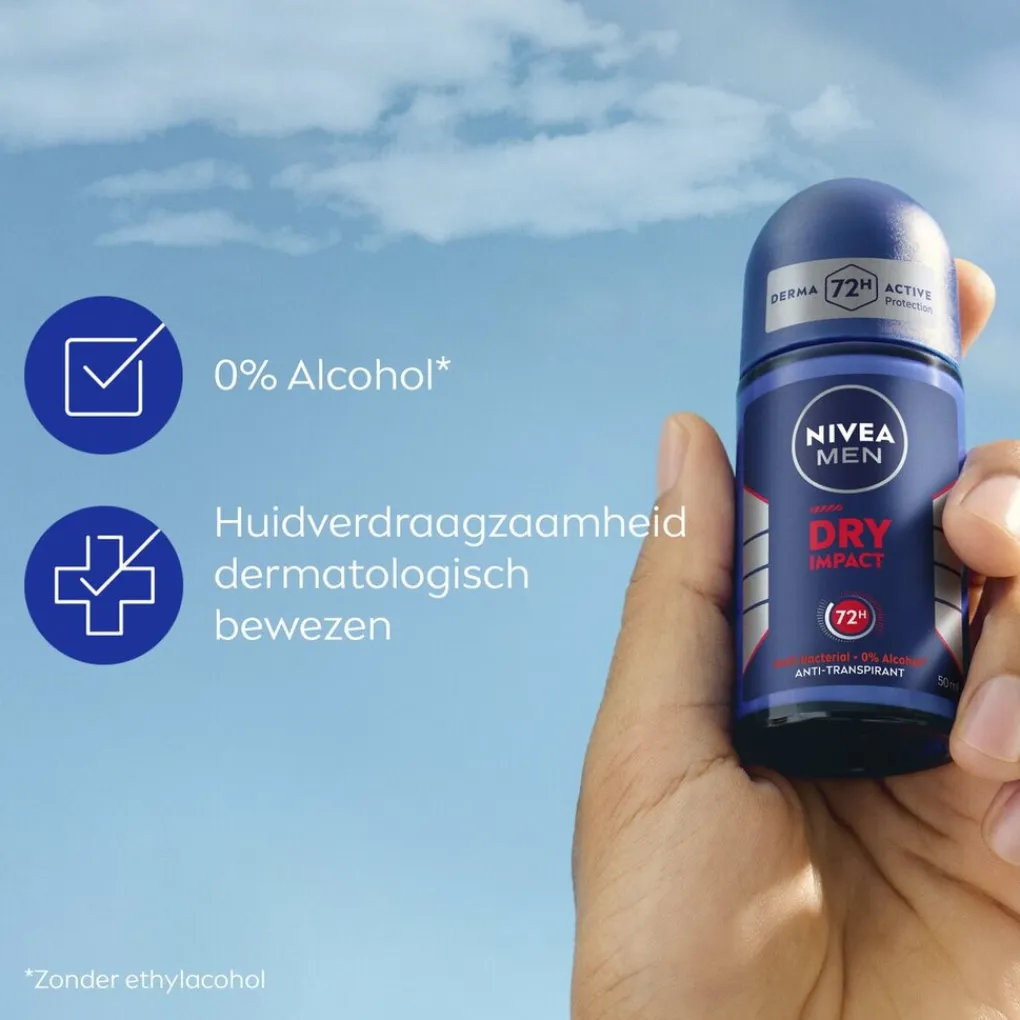 Nivea Men Deoroller>Dry Impact Antitranspirant Roller
