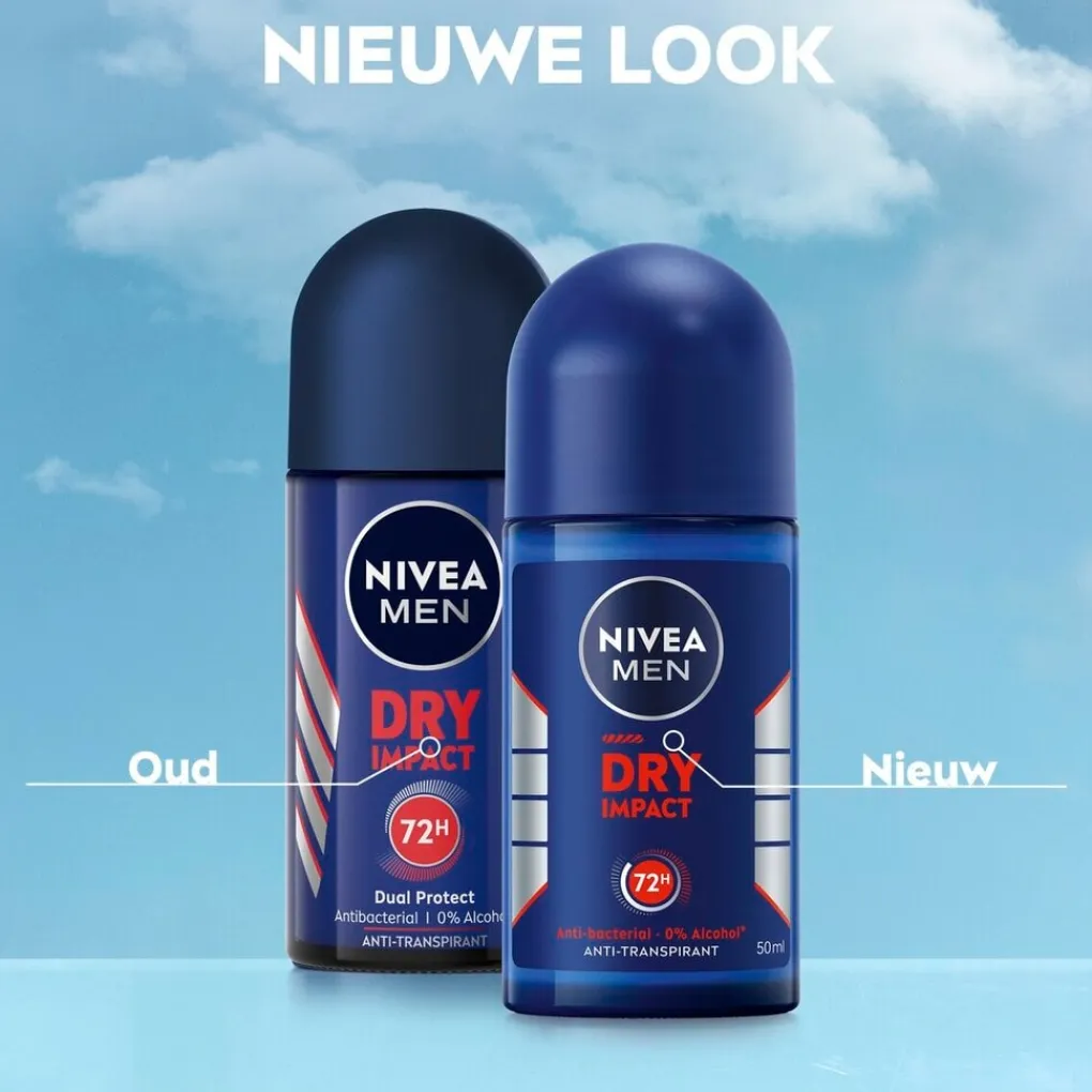 Nivea Men Deoroller>Dry Impact Antitranspirant Roller