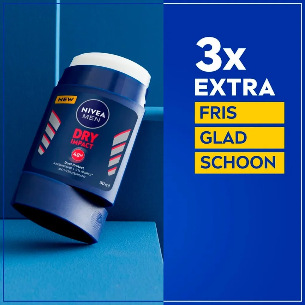 Nivea Men Deostick>Dry Impact Antitranspirant Stick