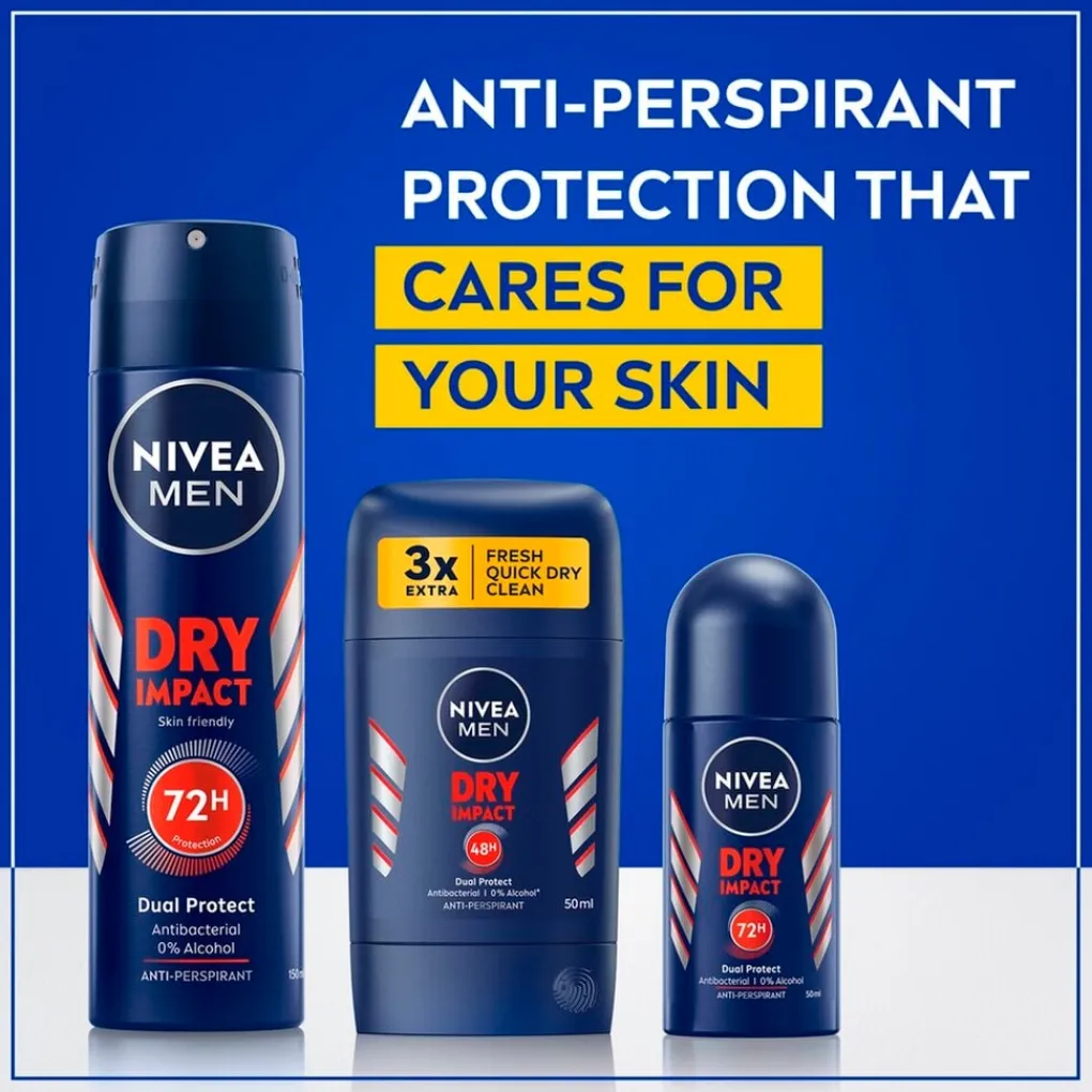 Nivea Men Deostick>Dry Impact Antitranspirant Stick