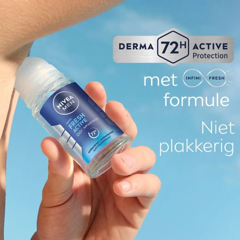 Nivea Men Deoroller>Fresh Active Antitranspirant Roller