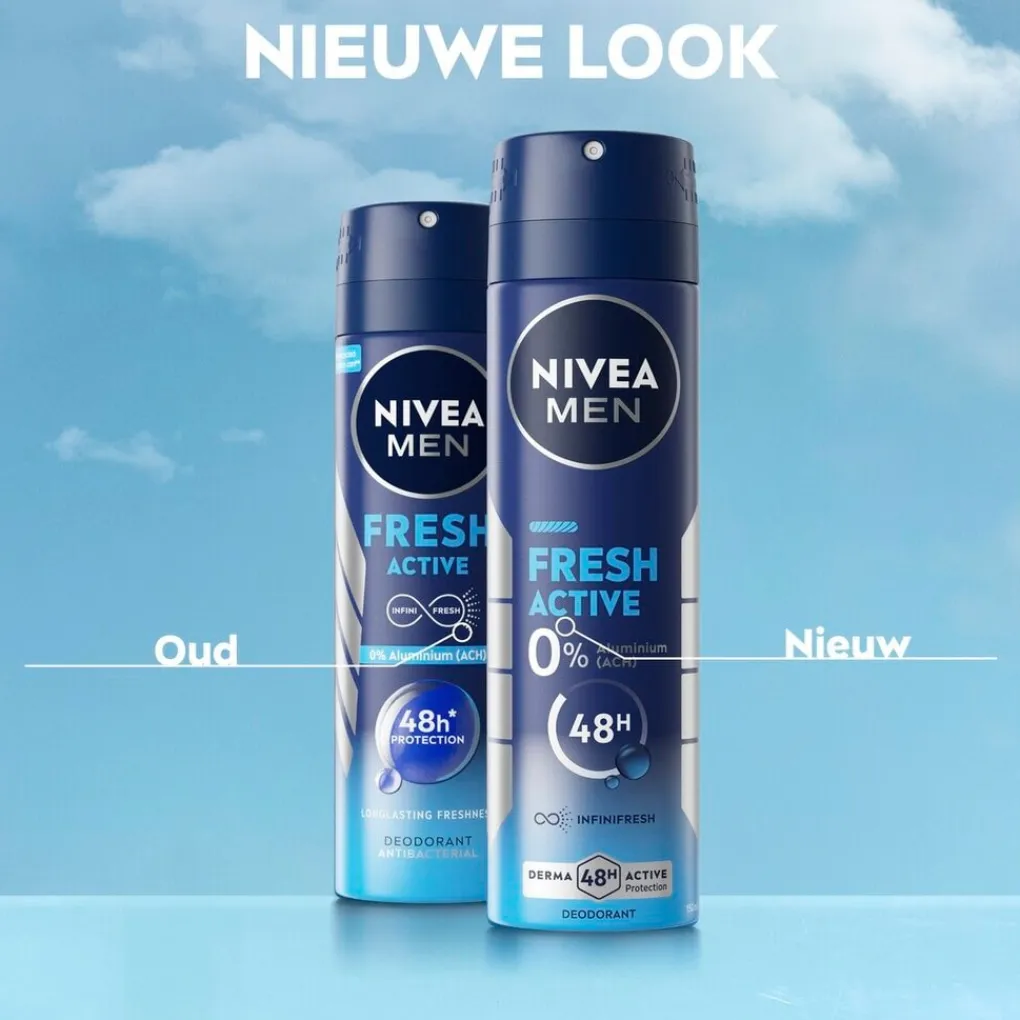 Nivea Men Deospray>Fresh Active Deodorant Spray