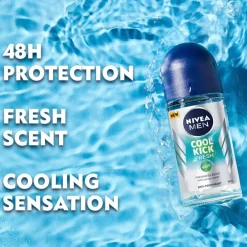 Nivea Men Deoroller>Fresh Kick Antitranspirant Roller