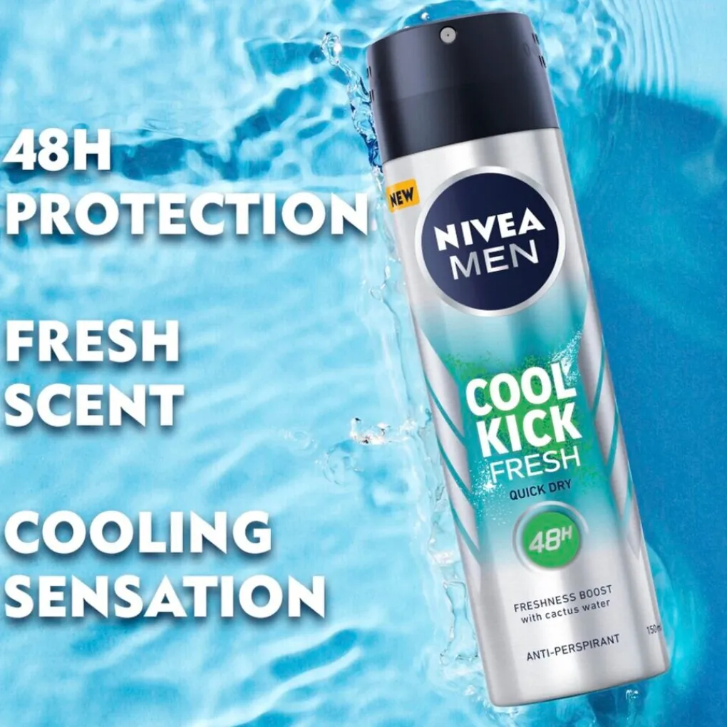 Nivea Men Deospray>Fresh Kick Antitranspirant Spray