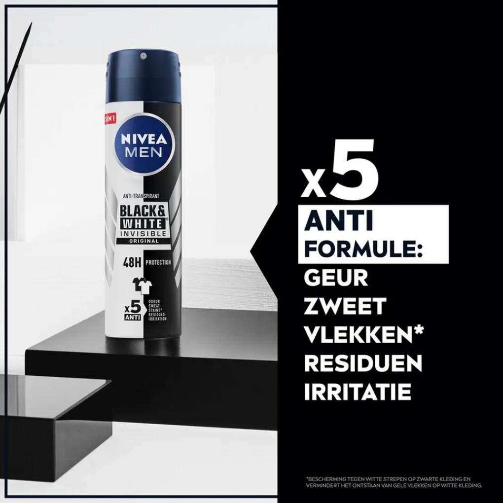 Nivea Men Deospray>Invisible For Black & White Deodorant Spray
