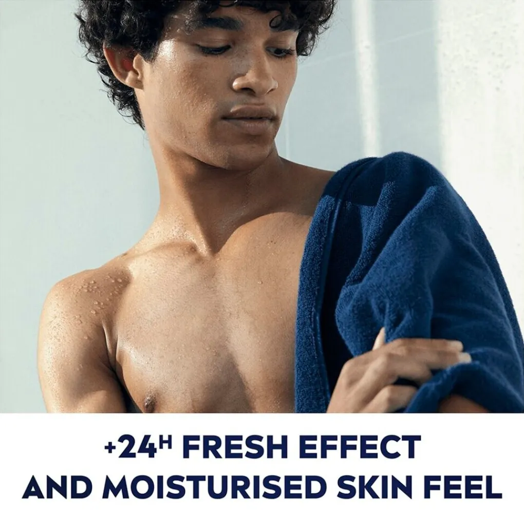 Nivea Men Shampoo|Douchegel>Power 24H Fresh Effect 3-in-1 Douchegel