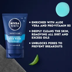 Nivea Men Gezichtsreiniging Mannen>Protect & Care Verfrissende Face Wash