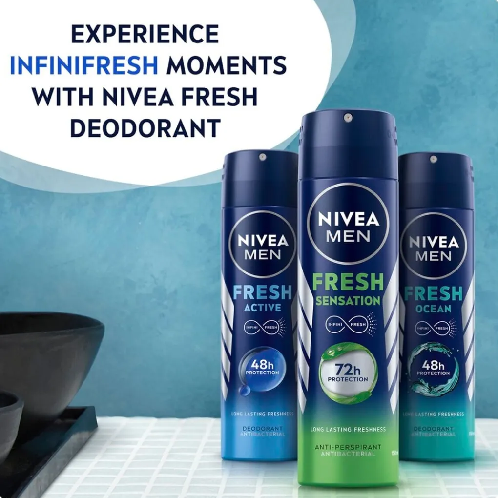 Nivea Men Deospray>Sensation Fresh Deodorant Spray