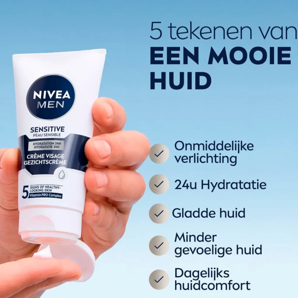 Nivea Men Gezichtscreme Mannen>Sensitive Gezichtscrème