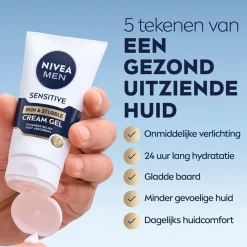 Nivea Men Baardverzorging|Gezichtscreme Mannen>Sensitive Huid & Stoppelbaard Gezichtsgel