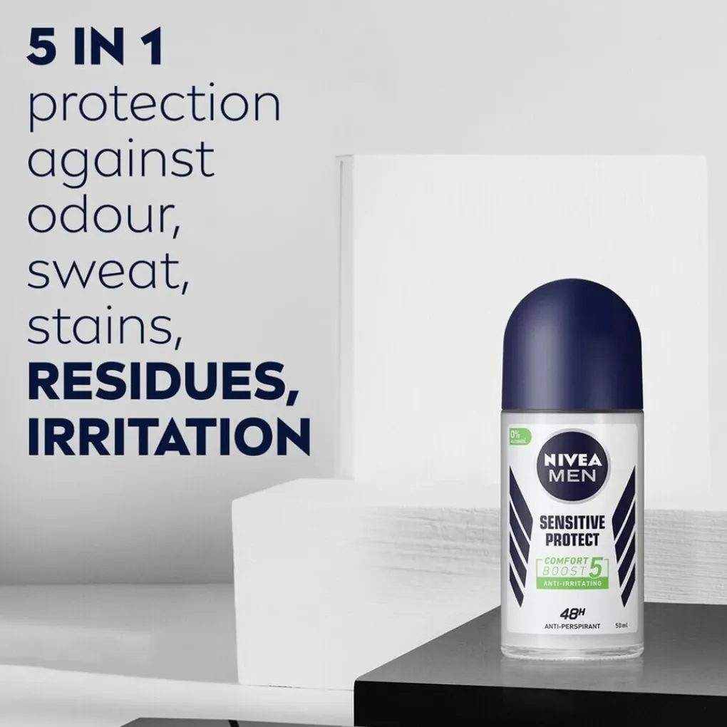 Nivea Men Deoroller>Sensitive Protect Antitranspirant Roller