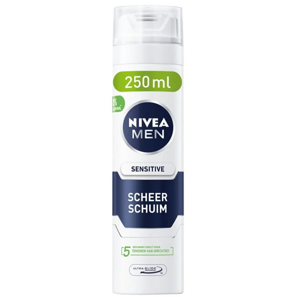 Heren Nivea Men Scheerschuim En Scheergel>Sensitive Scheerschuim