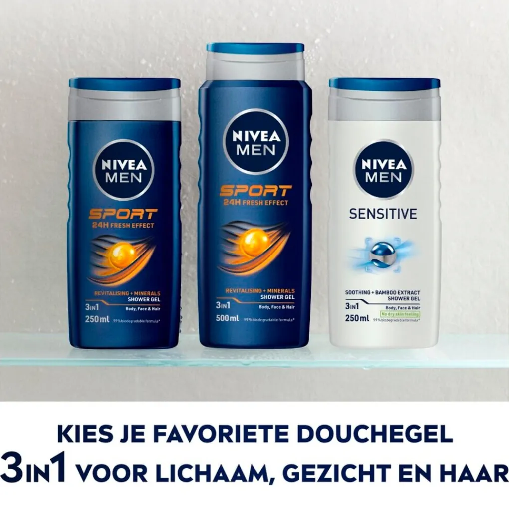 Nivea Men Douchegel>Sport 24H Fresh Effect Douchegel