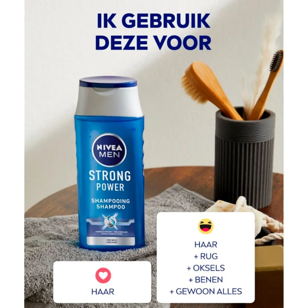 Nivea Men Shampoo>Strong Power Shampoo