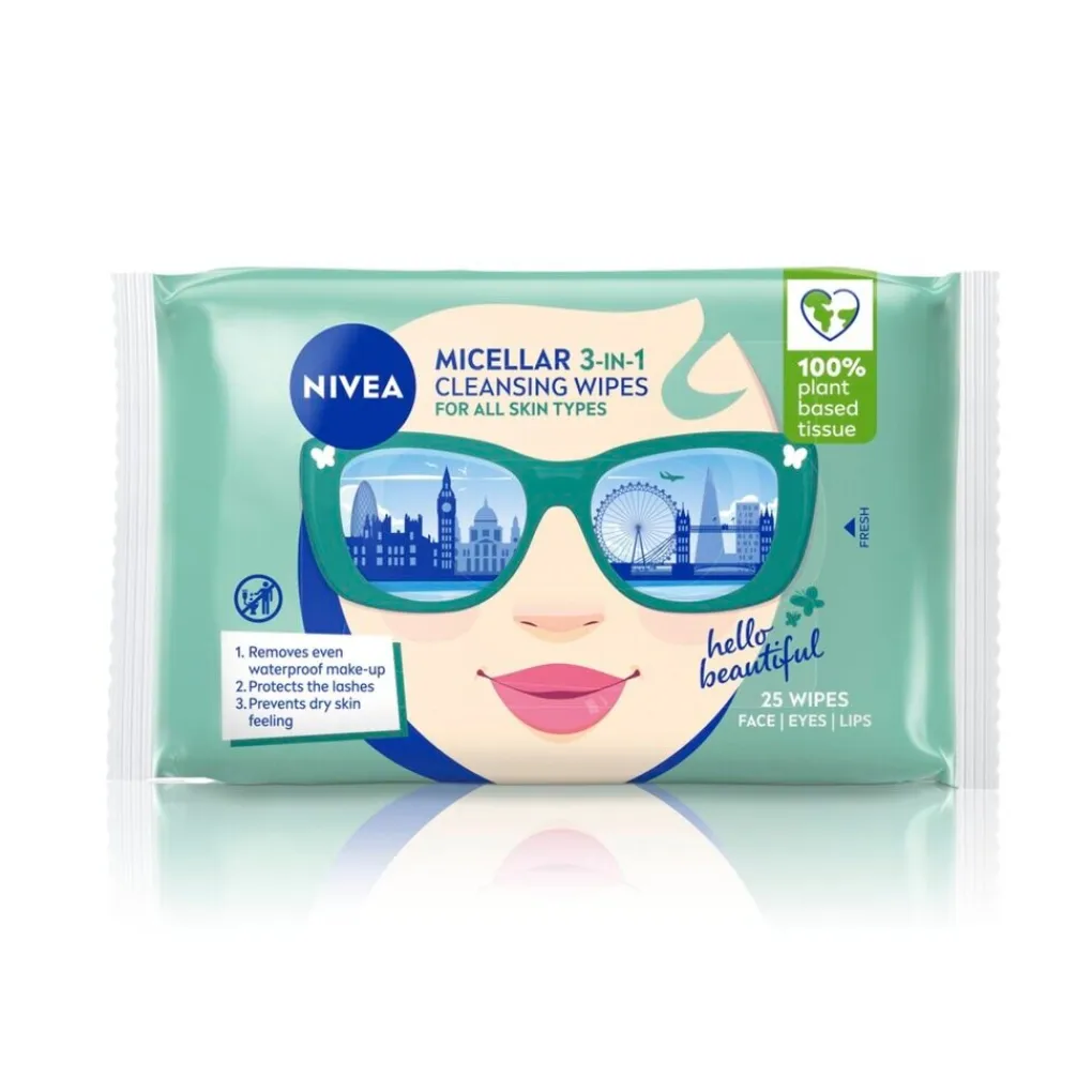 Nivea Skincare Gezichtsreiniging>NIVEA Micellar 3-In-1 Reinigingsdoekjes