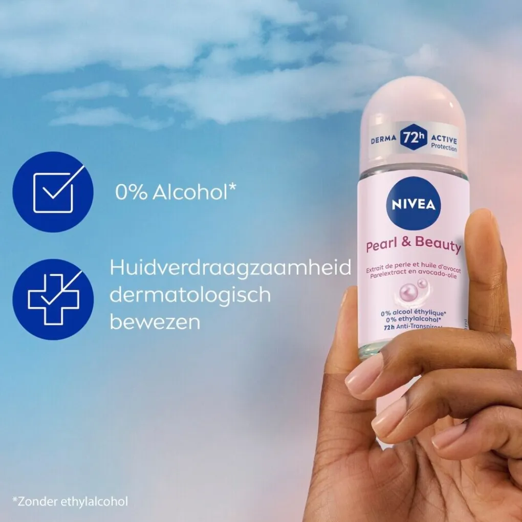Nivea Deoroller>Pearl & Beauty Antitranspirant Roller
