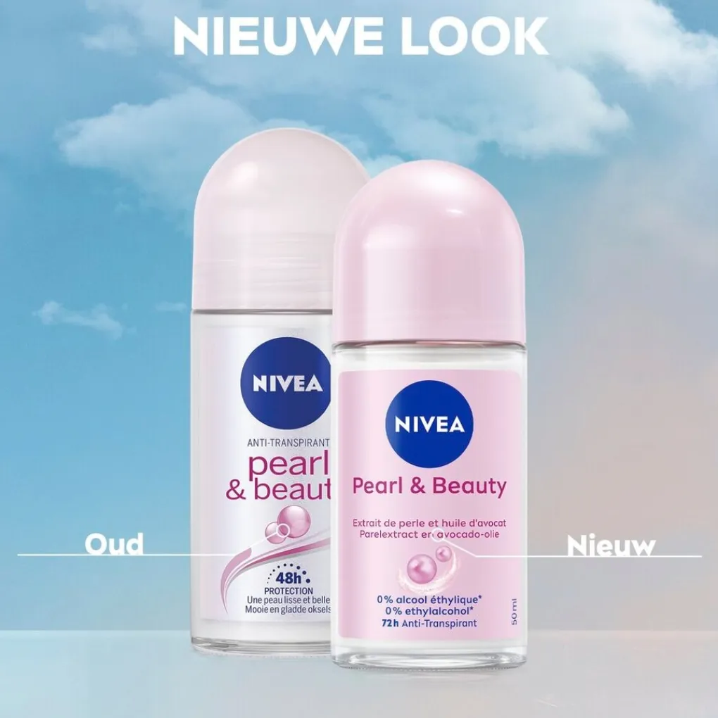 Nivea Deoroller>Pearl & Beauty Antitranspirant Roller