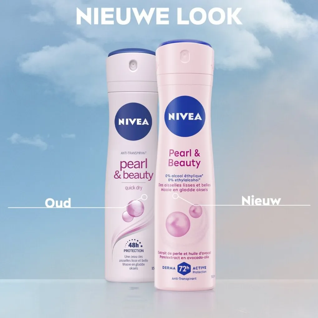 Nivea Deospray>Pearl & Beauty Deodorant Spray