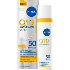 Nivea Skincare Zonnebrand|Dagcreme>NIVEA Q10 Anti-Rimpel Expert SPF50 Anti-Uv Fluïde