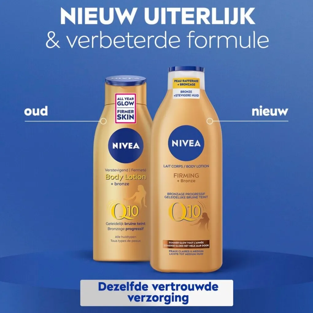 Nivea Zelfbruiners|Bodylotion>Q10 Firming + Bronze Bodylotion