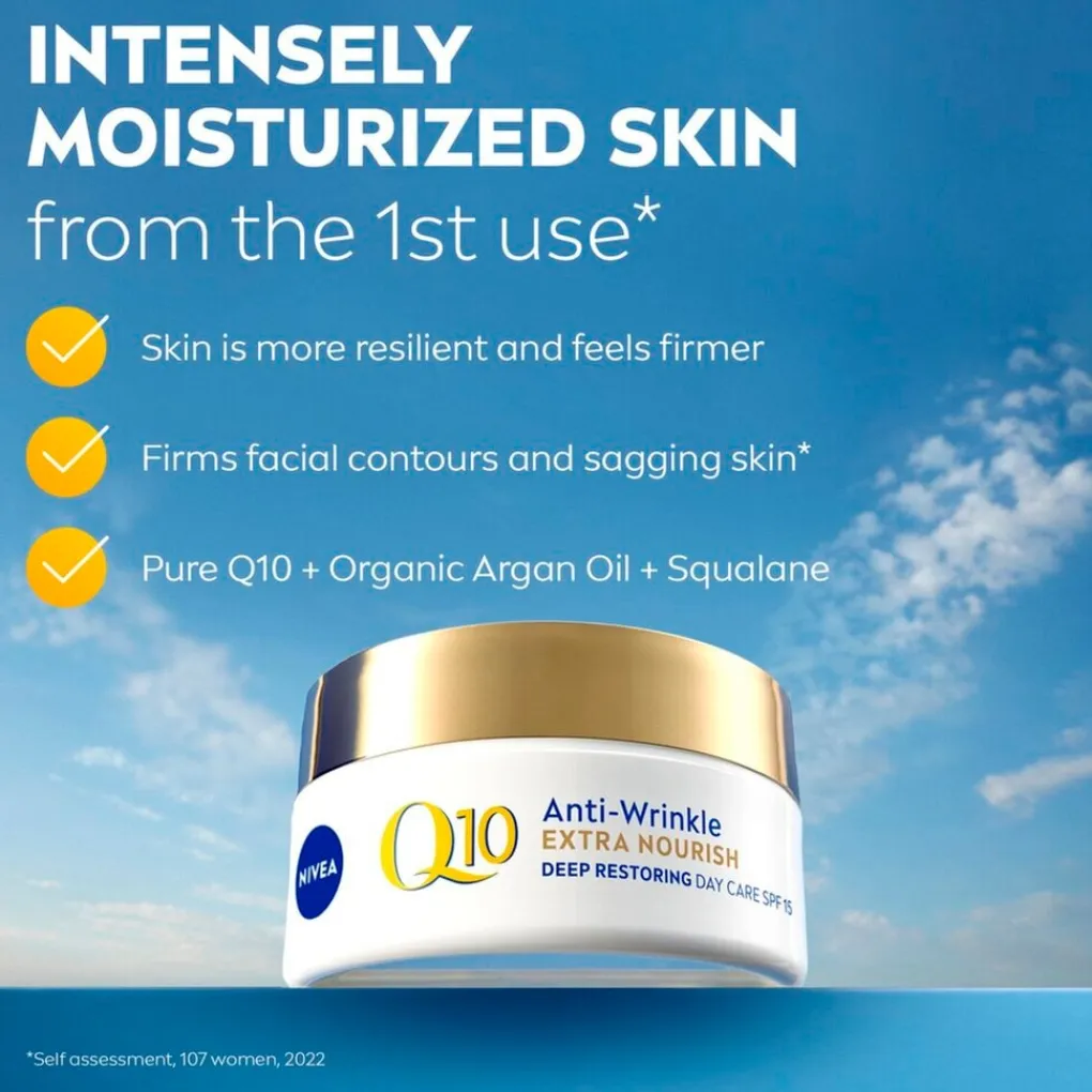 Nivea Skincare Dagcreme>NIVEA Q10 Power +Extra Voedende Anti-Rimpel Dagcrème
