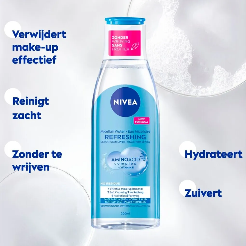 Nivea Skincare Gezichtsreiniging>NIVEA Refreshing Micellair Water