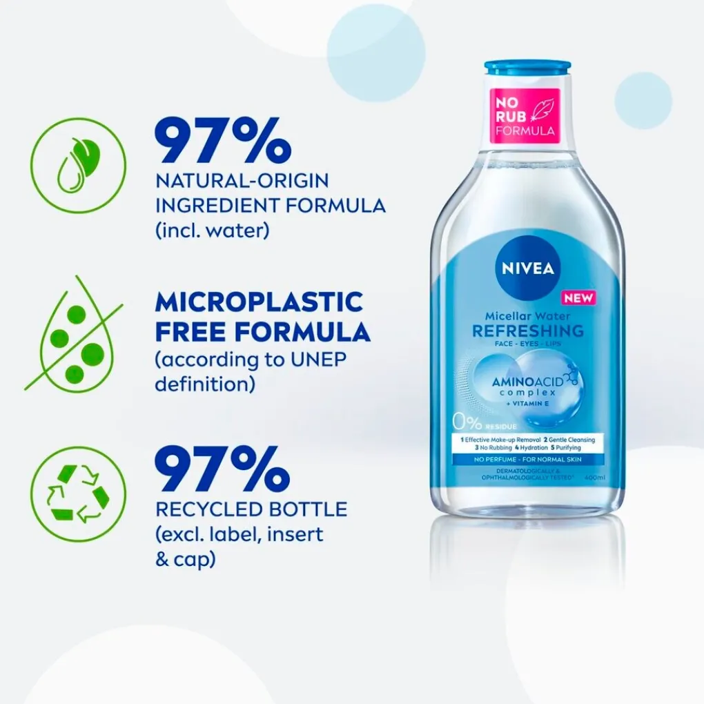 Nivea Skincare Gezichtsreiniging>NIVEA Refreshing Micellair Water