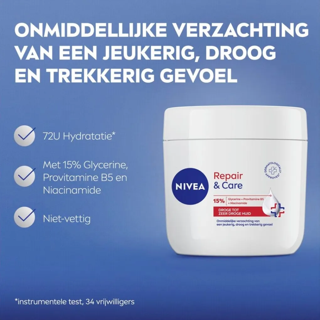 Nivea Bodycremes>Repair & Care Crème