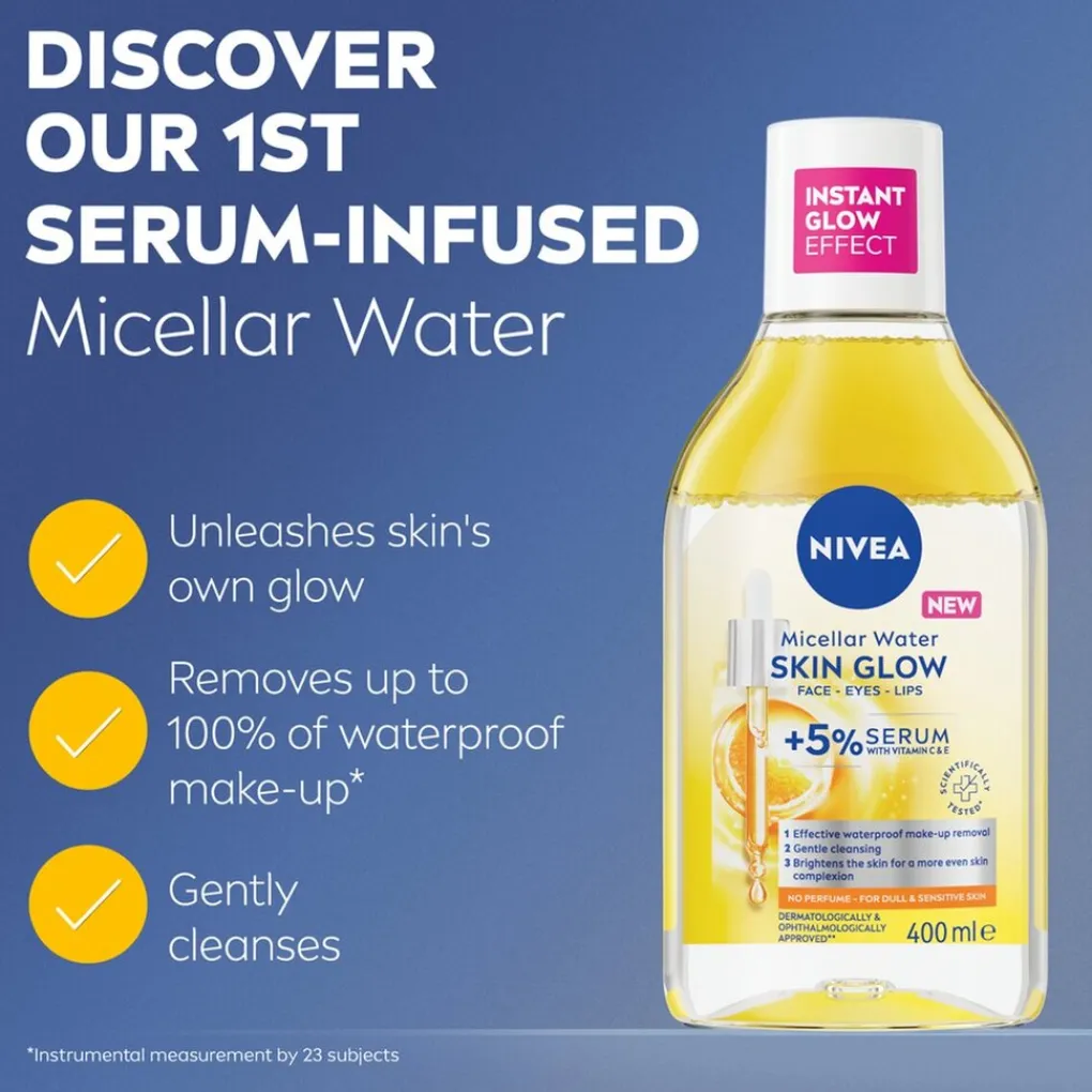 Nivea Skincare Gezichtsreiniging>NIVEA Skin Glow Micellair Water