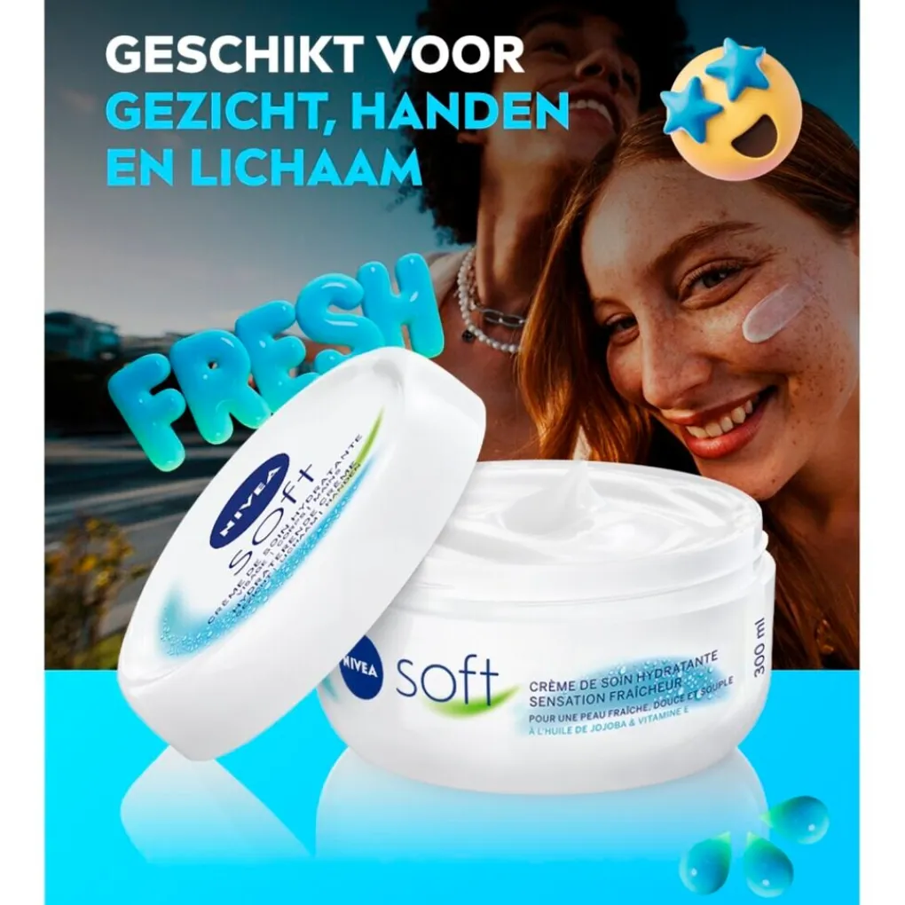 Nivea Handcrèmes|Bodycremes>Soft Hydraterende Crème