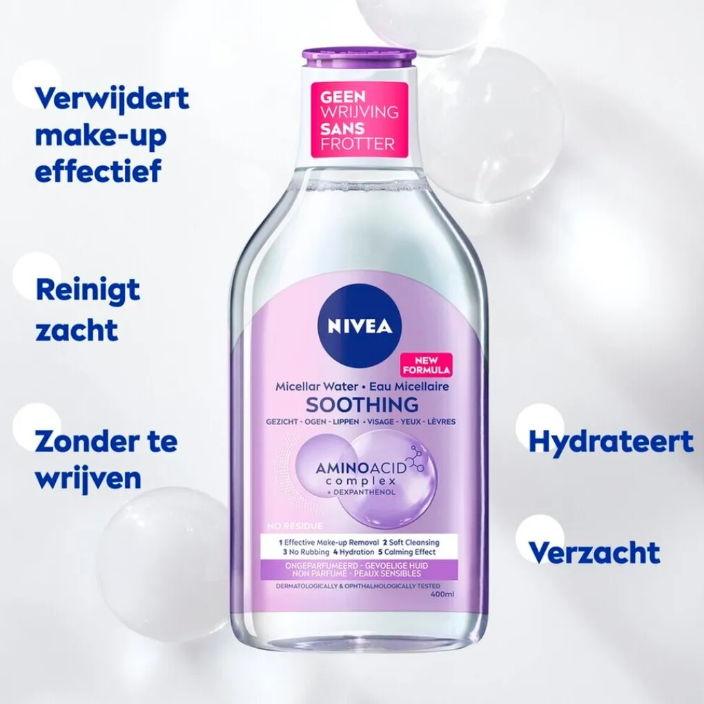 Nivea Skincare Gezichtsreiniging>NIVEA Soothing Micellair Water