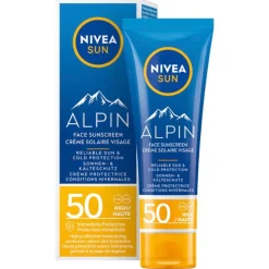 Nivea Sun Zonnebrand>Alpin SPF50 Face Zonnebrandcrème